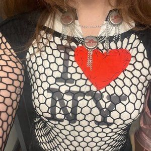 18 Inch Silver Coke Cap Necklace (Lola Steppe) Confessions of a Teenage Drama